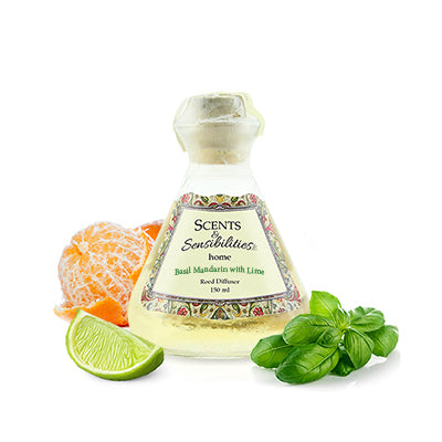 REED DIFFUSER - Basil Mandarin with Lime