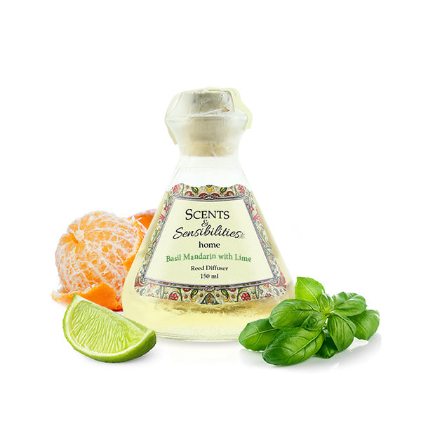 REED DIFFUSER - Basil Mandarin with Lime