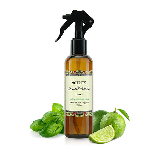 ROOM & LINEN FRAGRANCES - Basil Mandarin with Lime