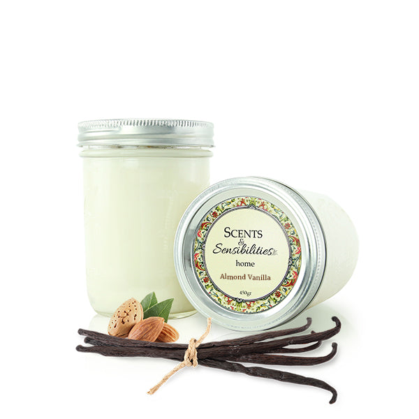 SOY CANDLE - Almond Vanilla